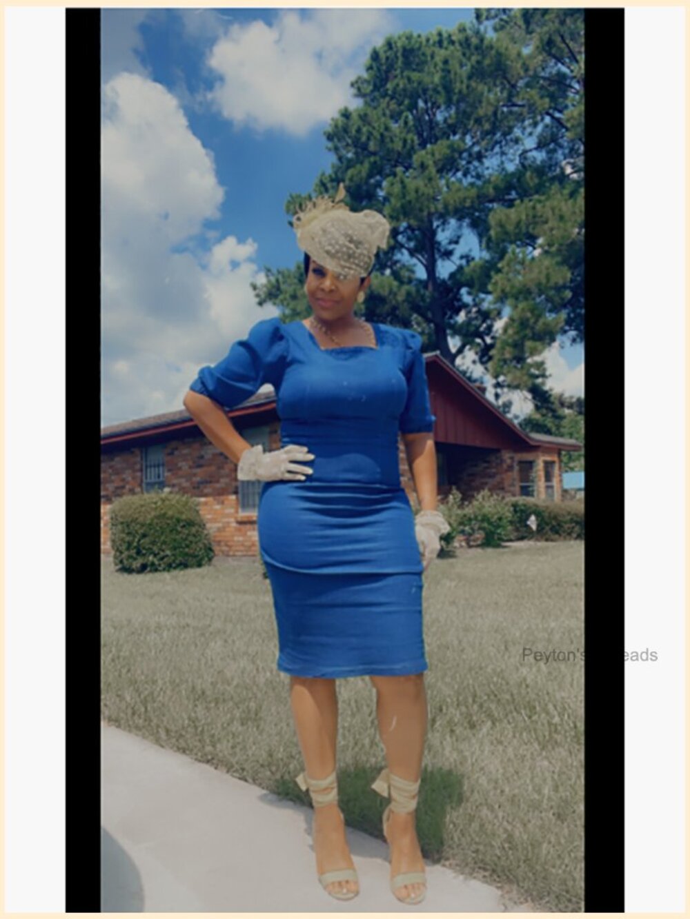 Bodycon Denim Dress with Zipper Short Sleeve V-Neck Midi Club Night Party Dress - Picture 4 of 4